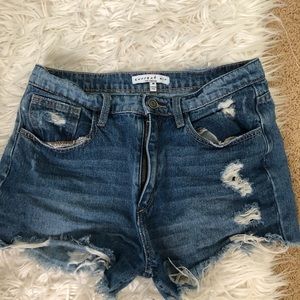 Jean shorts, size M